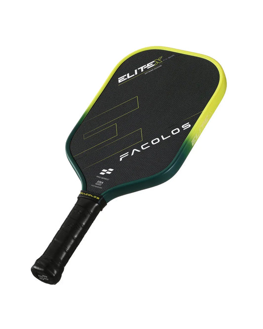 FACOLOS PRO SERIES ELITE X ELONGATED 16MM - NEON PICKLEBALL PADDLE