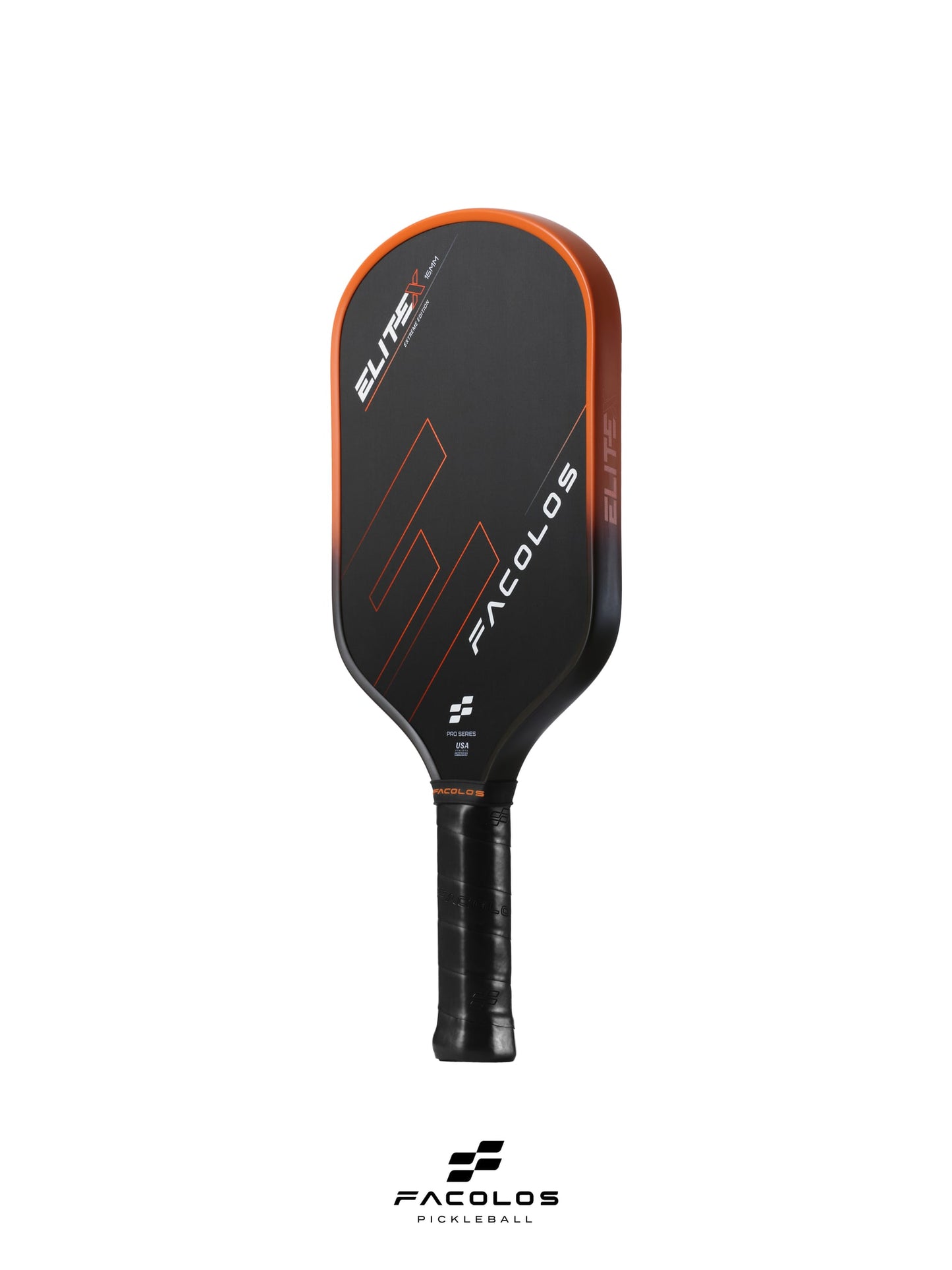 FACOLUS PRO SERIES ELITE X 16MM - ORANGE PICKLEBALL PADDLE