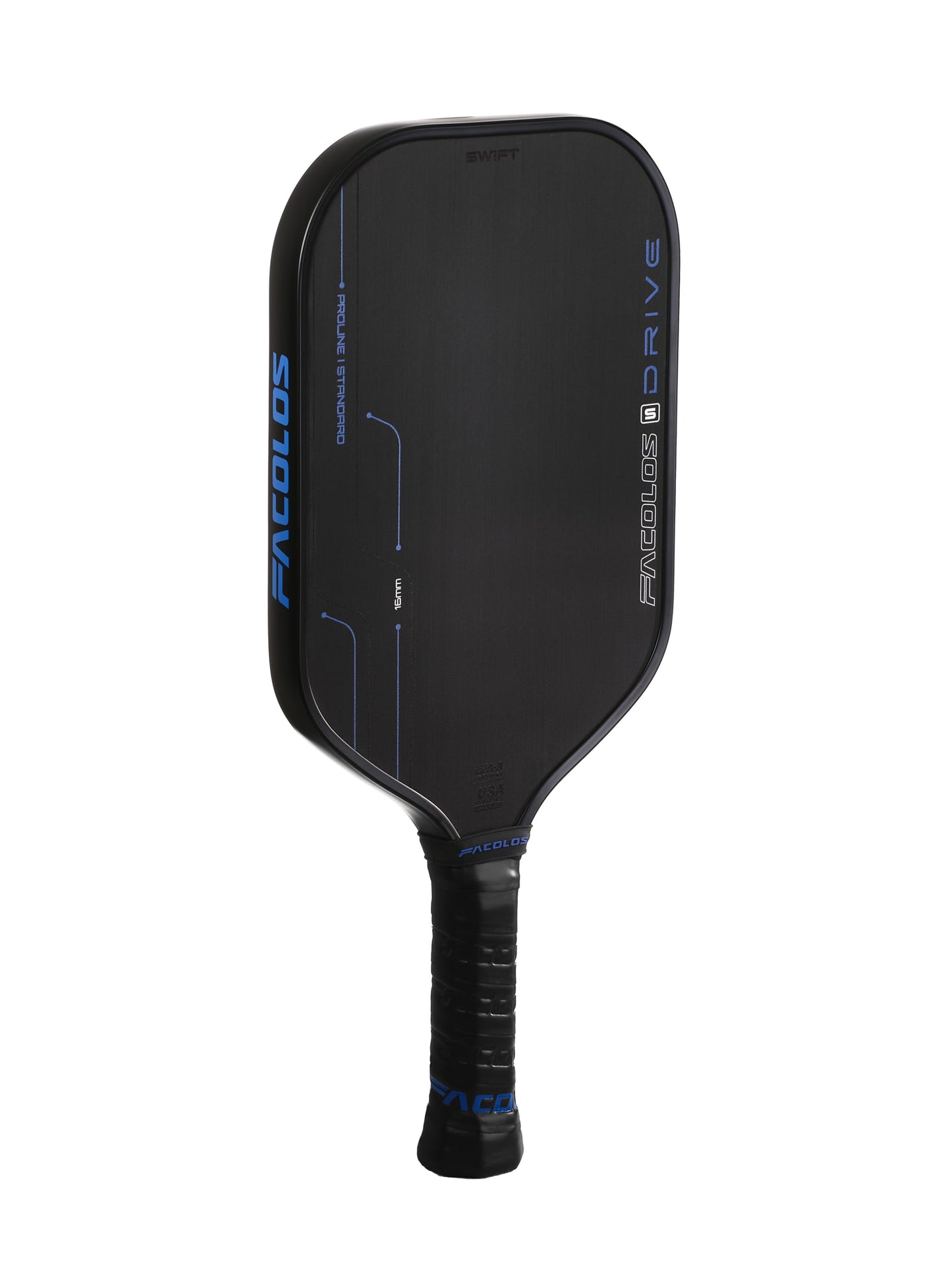 FACOLOS PRO SERIES DRIVE SWIFT 16MM - DARK BLUE PICKLEBALL PADDLE
