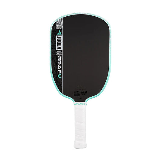 JOOLA Graf Pro V 16MM Seaside Green Pickleball Paddle Front View