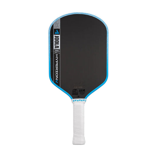 JOOLA Hyperion Pro V 16MM Bolt Blue Pickleball Paddle Front View