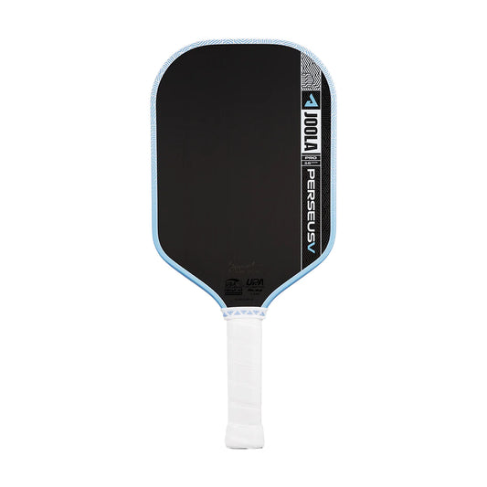 JOOLA Perseus Pro V 16MM Breeze Blue Pickleball Paddle Front View