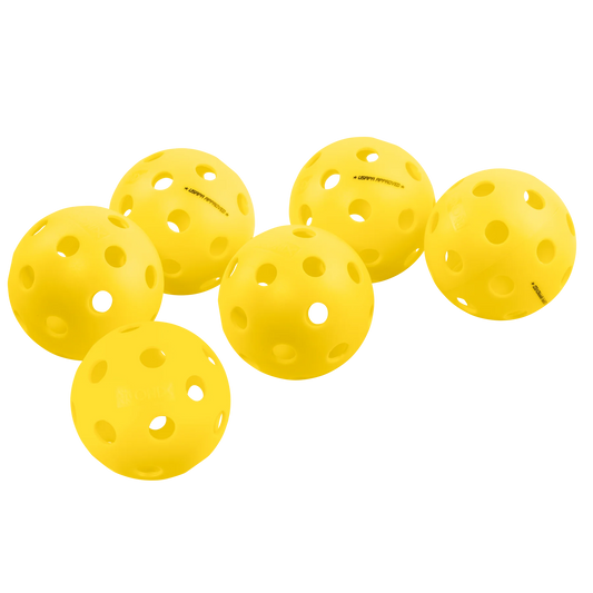 ONIX FUSE INDOOR PICKLEBALLS(PACK OF 6)- YELLOW