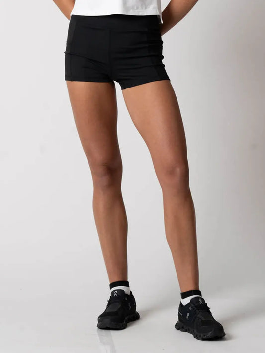 JOOLA WOMEN'S KNIT SHORTY SHORTS BLACK