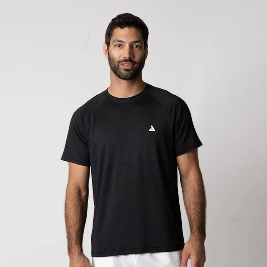 JOOLA MEN'S COURT SHORT SLEEVE BLACK