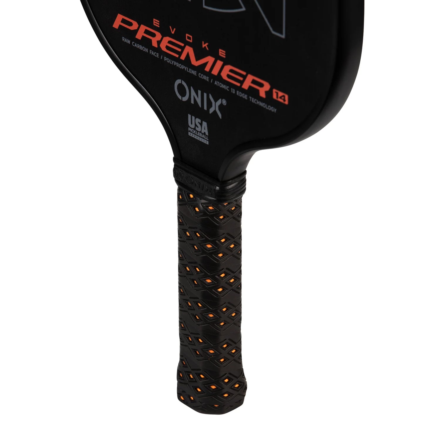 ONIX EVOKE PREMIER RAW CARBON 14MM PICKLEBALL PADDLE