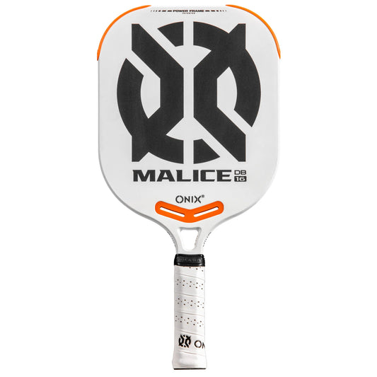 ONIX MALICE DB OPEN THROAT 16MM -WHITE PICKLEBALL PADDLE
