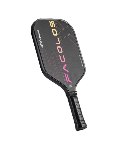 FACOLOS SPORTS SERIES EX POWER (SET OF 2 PADDLES + BALLS) 14MM – BLACK PICKLEBALL PADDLE