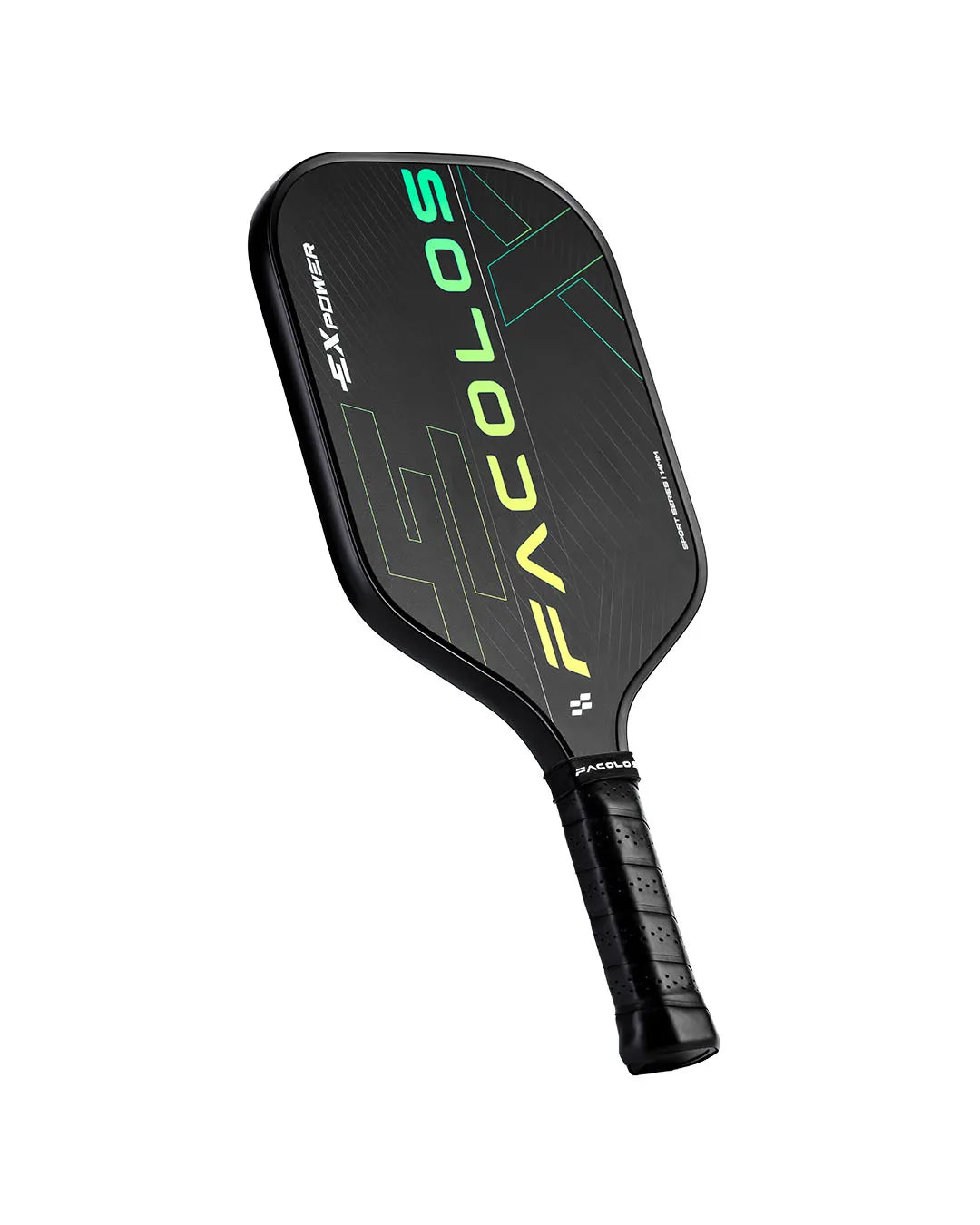 FACOLOS SPORTS SERIES EX POWER (SET OF 2 PADDLES + BALLS) 14MM – BLACK PICKLEBALL PADDLE