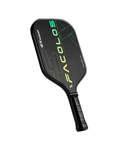 FACOLOS SPORTS SERIES EX POWER (SET OF 2 PADDLES + BALLS) 14MM – BLACK PICKLEBALL PADDLE