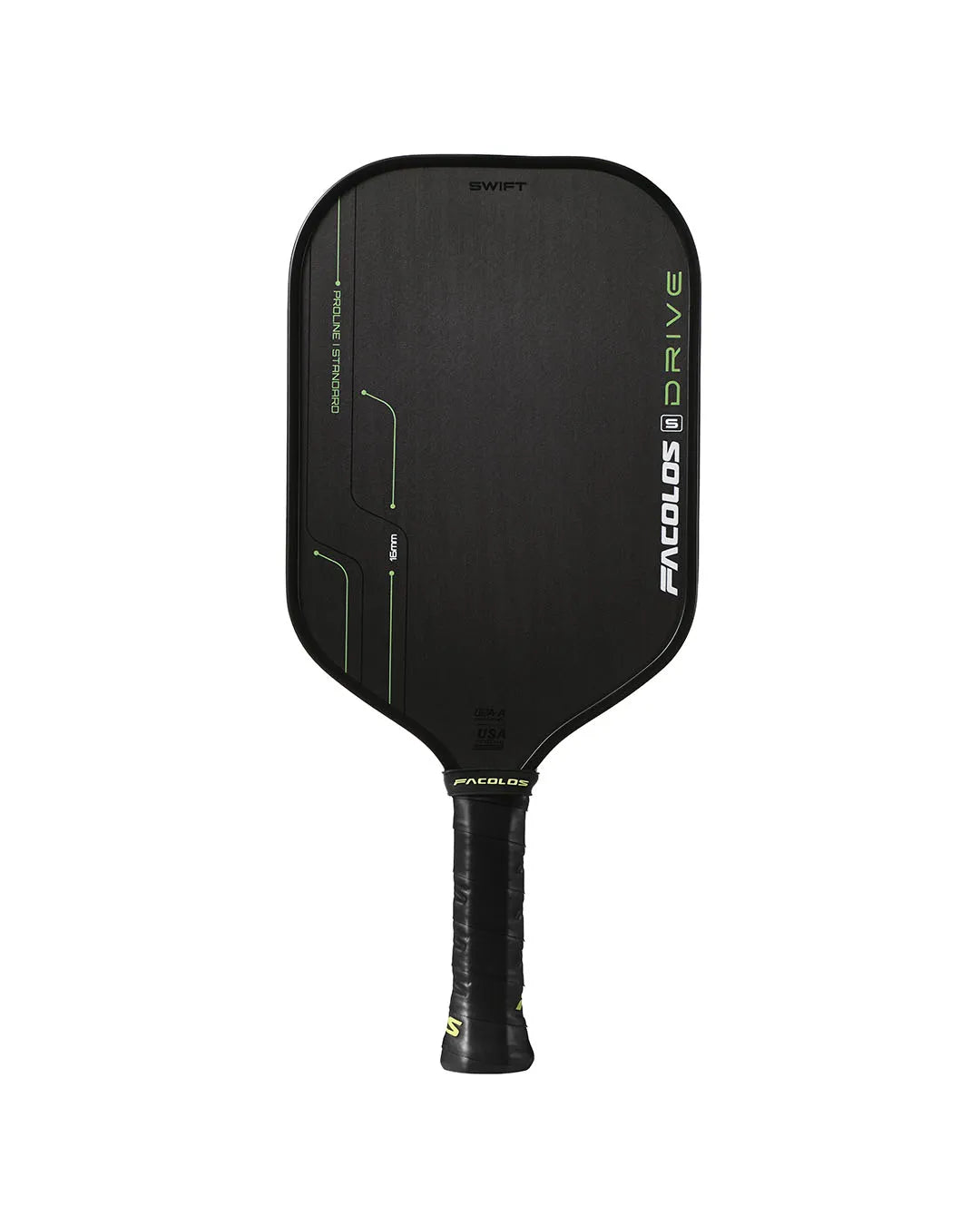 FACOLOS PRO SERIES DRIVE SWIFT 16MM - NEON PICKLEBALL PADDLE