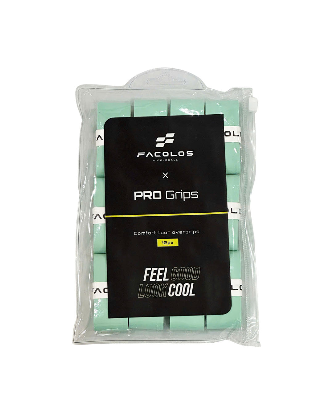 FACOLOS PRO GRIPS RACKET OVERGRIP (PACK OF 12) - BLUE