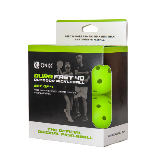 ONIX DURA FAST-40 PICKLEBALLS(PACK OF 4) - NEON