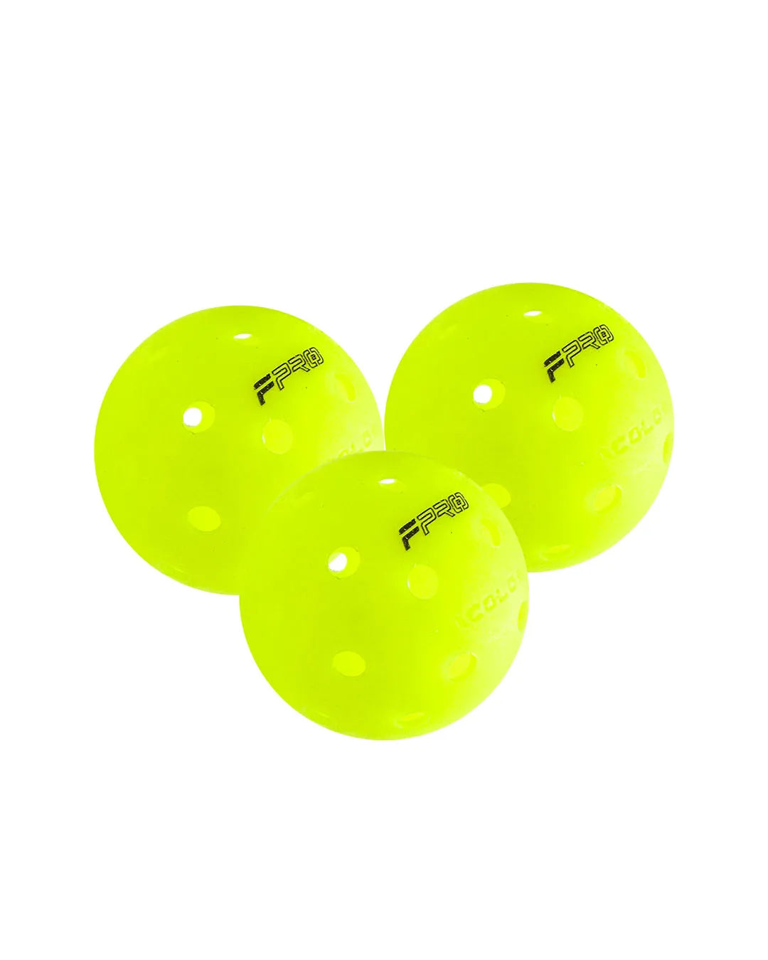 FACOLOS F-PRO GEN 2 PERFORMANCE PICKLEBALLS (PACK OF 3)- NEON