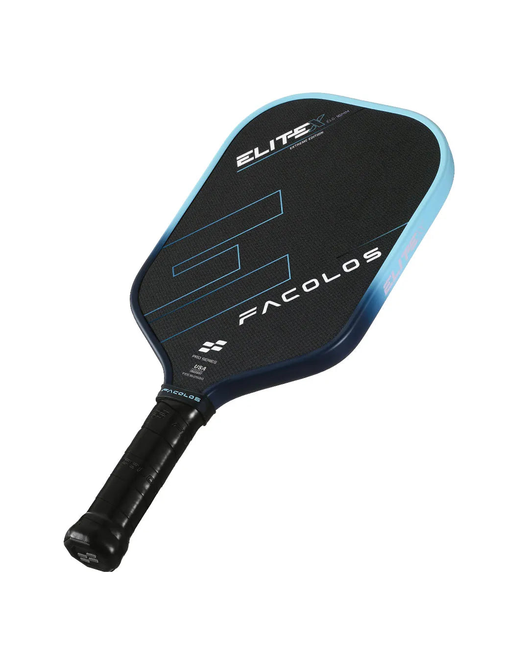 FACOLOS PRO SERIES ELITE X ELONGATED 16MM – BLUE PICKLEBALL PADDLE
