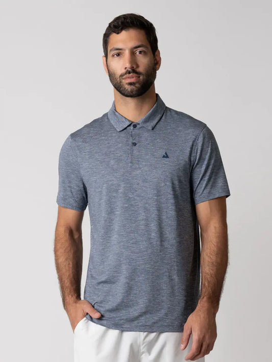 JOOLA MEN'S CLUB POLO GREY HEATHER