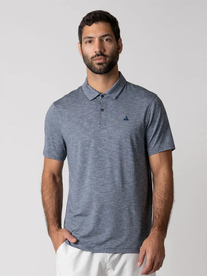 JOOLA MEN'S CLUB POLO GREY HEATHER
