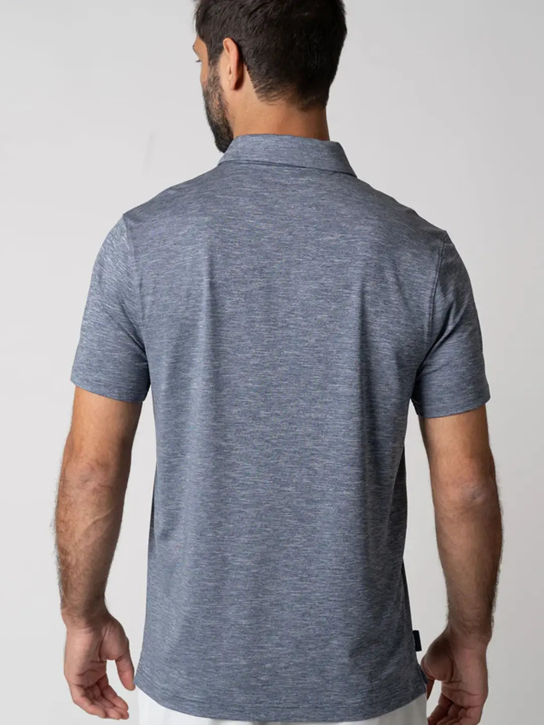 JOOLA MEN'S CLUB POLO GREY HEATHER