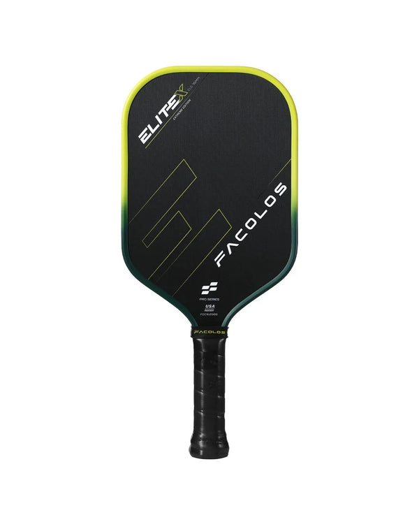 FACOLOS PRO SERIES ELITE X ELONGATED 16MM - NEON PICKLEBALL PADDLE