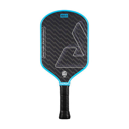 JOOLA Hyperion Double Vision 16MM Bolt Blue Pickleball Paddle Front View
