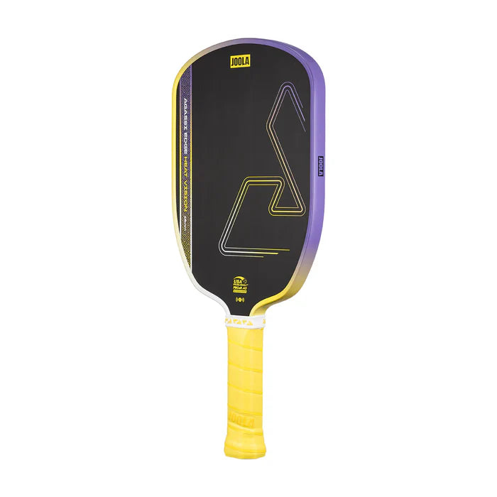 JOOLA AGASSI EDGE HEAT VISION 16MM -FLASH YELLOW PICKLEBALL PADDLE