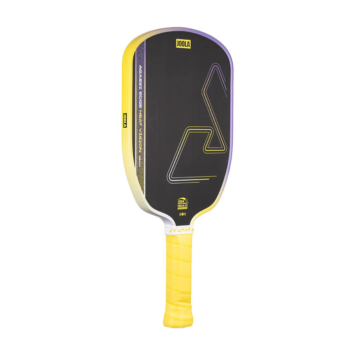JOOLA AGASSI EDGE HEAT VISION 16MM -FLASH YELLOW PICKLEBALL PADDLE