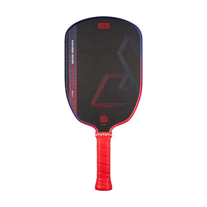 JOOLA Agassi Edge Heat Vision 16MM Blaze Red Pickleball Paddle Front View