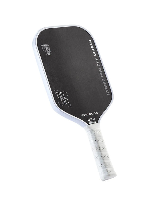 FACOLOS PRO SERIES HYBRID PRO 16MM - WHITE PICKLEBALL PADDLE