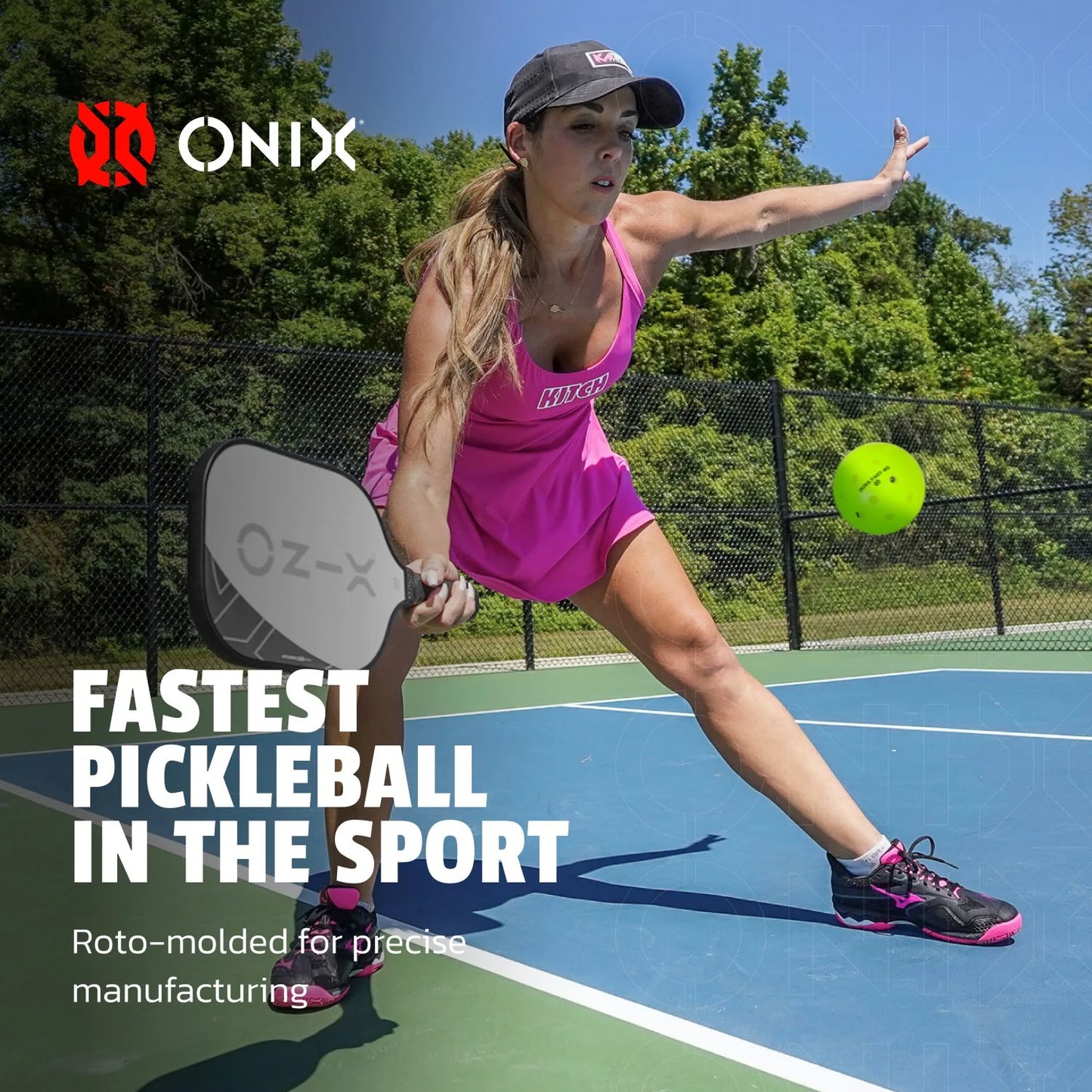 ONIX DURA FAST-40 PICKLEBALLS(PACK OF 4) - NEON
