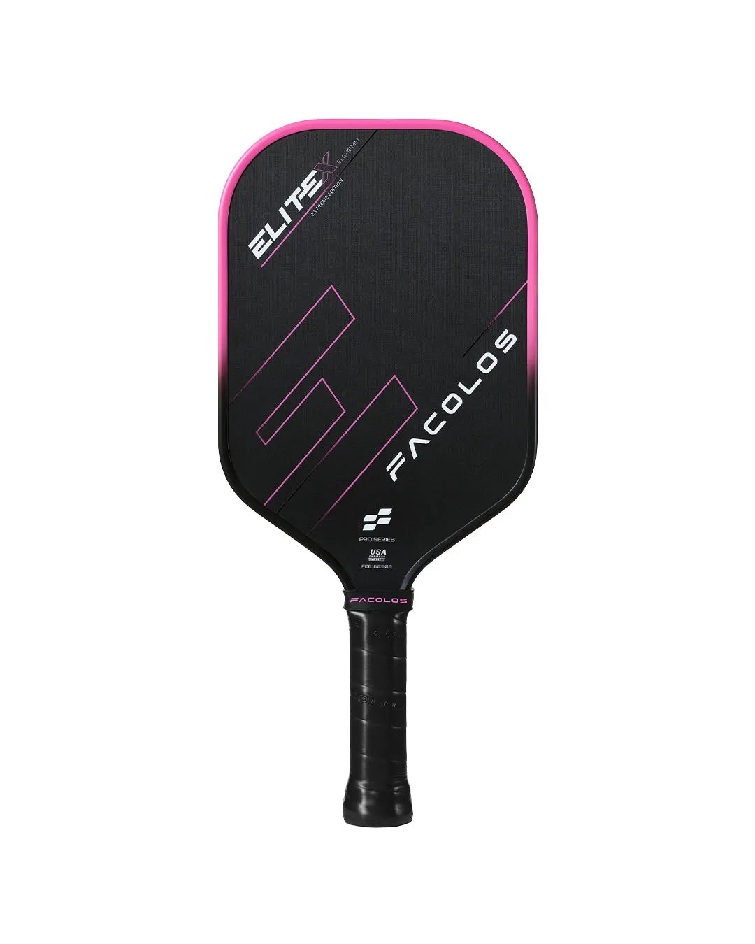 FACOLOS PRO SERIES ELITE X ELONGATED 16MM – PINK PICKLEBALL PADDLE