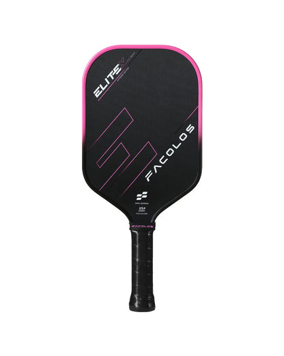 FACOLOS PRO SERIES ELITE X ELONGATED 16MM – PINK PICKLEBALL PADDLE