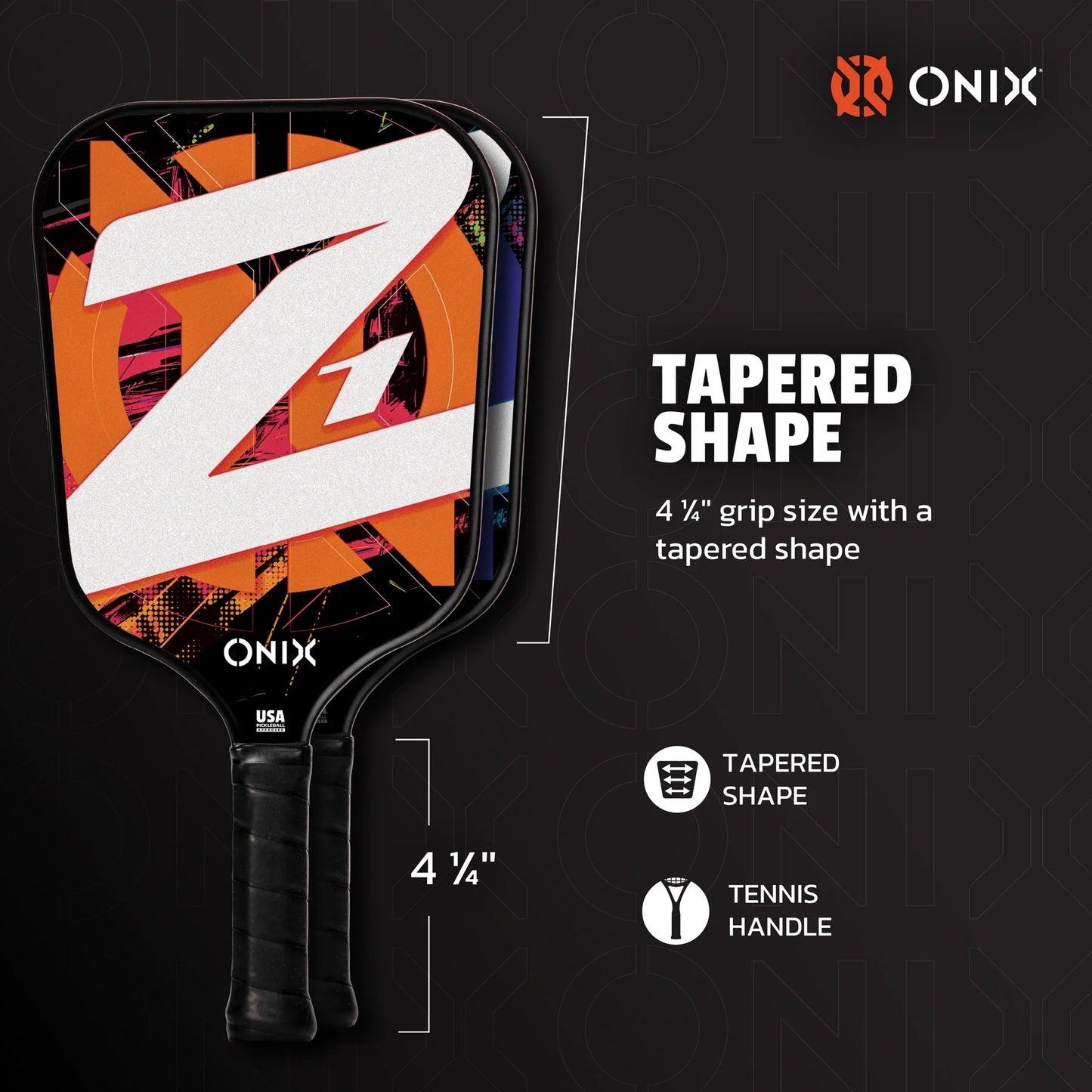 ONIX Z1 STARTER PICKLEBALL KIT 12MM PICKLEBALL PADDLE