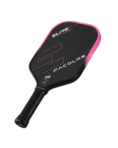 FACOLOS PRO SERIES ELITE X ELONGATED 16MM – PINK PICKLEBALL PADDLE
