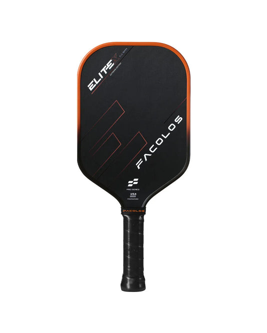 FACOLOS PRO SERIES ELITE X ELONGATED 16MM - ORANGE PICKLEBALL PADDLE