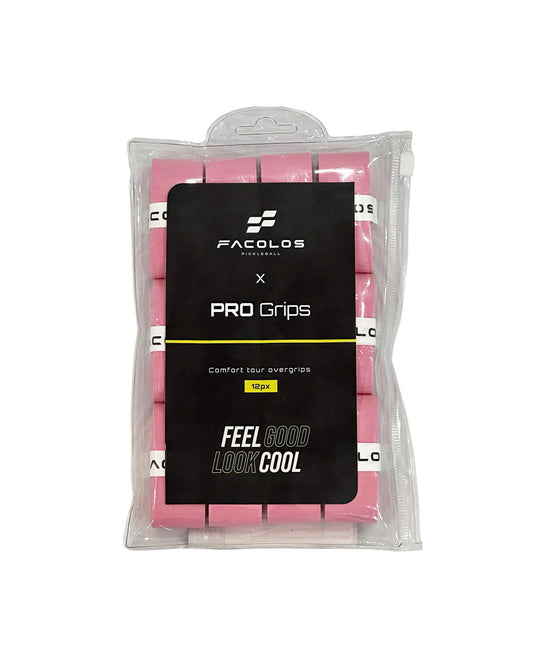 FACOLOS PRO GRIPS RACKET OVERGRIP (PACK OF 12) - PURPLE