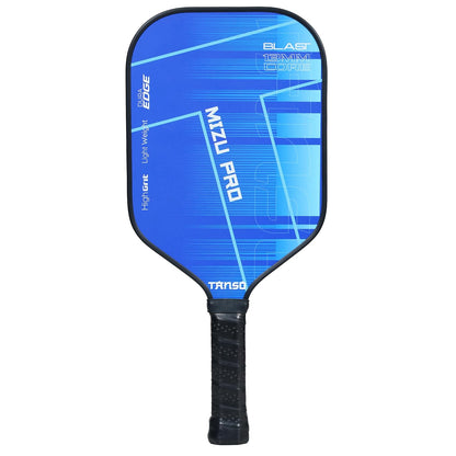 TANSO Mizu Pro Fiberglass Pickleball Paddle (Hight Grit Surface Pickleball Paddle, Light Weight + Hexa Core, Elongated 417mm for Powerful Performance)