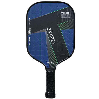 TANSO Zard Venom T700 Pickleball Paddle (Hight Grit Surface Carbon Fibre Pickleball Paddle, 16mm Thick Hexa Core, Wide Body 204mm for Maximum Control)