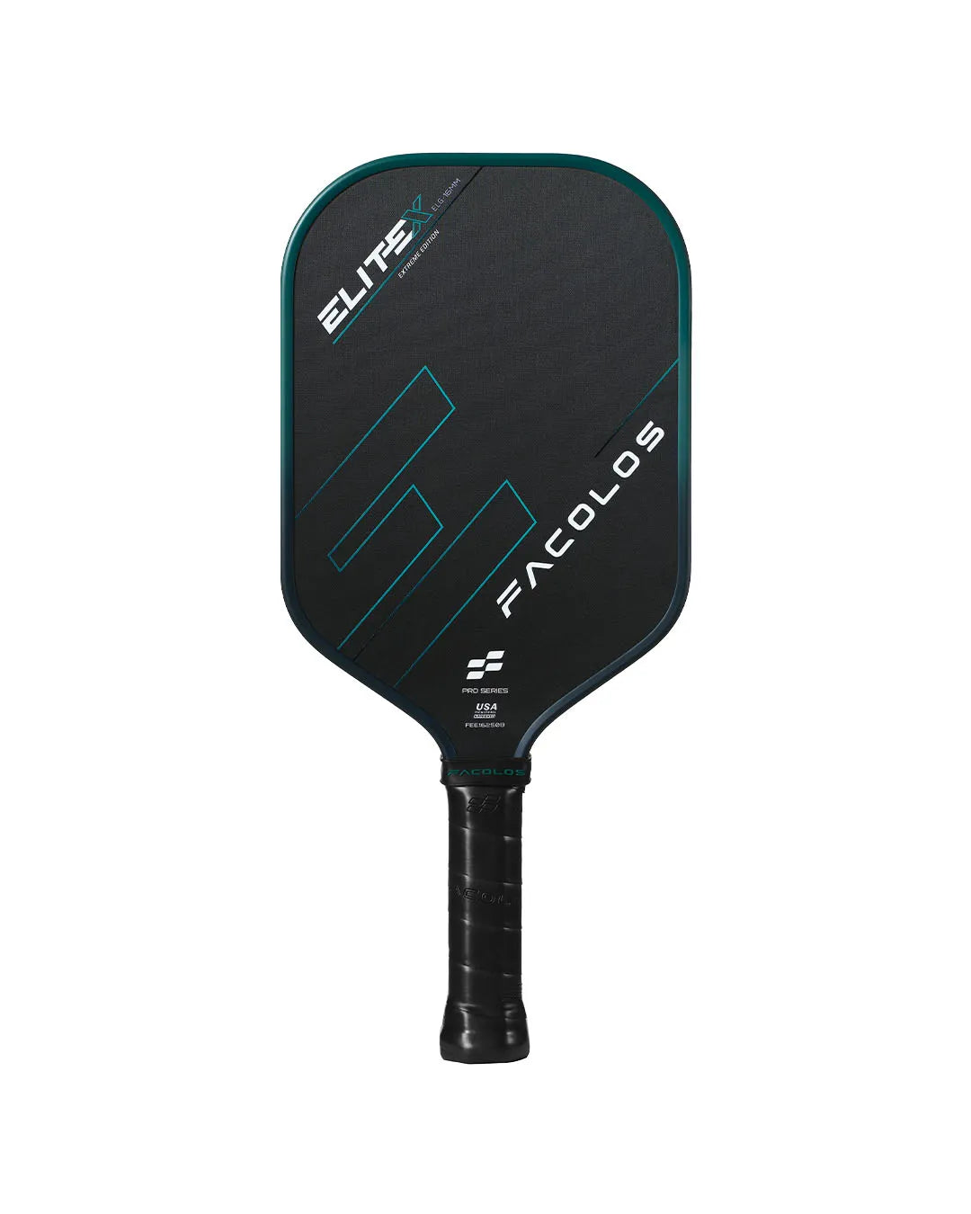 FACOLOS PRO SERIES ELITE X ELONGATED 16MM - GREEN PICKLEBALL PADDLE