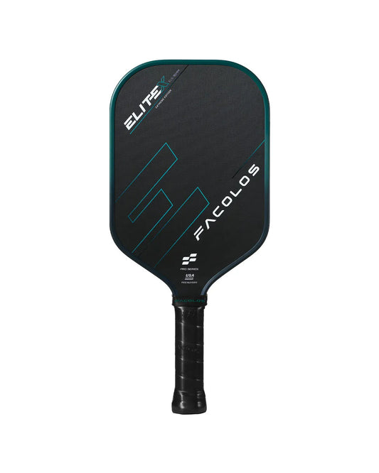 FACOLOS PRO SERIES ELITE X ELONGATED 16MM - GREEN PICKLEBALL PADDLE