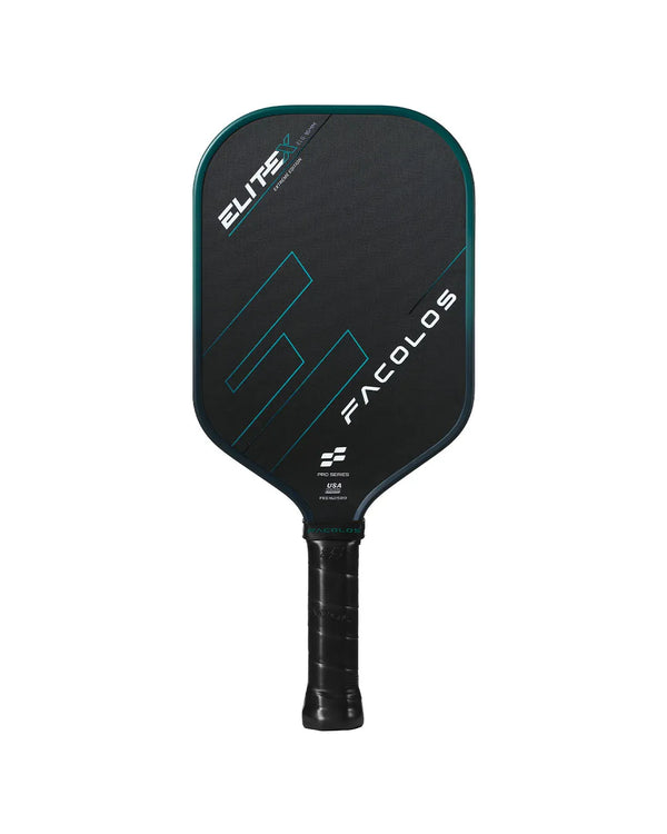 FACOLOS PRO SERIES ELITE X ELONGATED 16MM - GREEN PICKLEBALL PADDLE