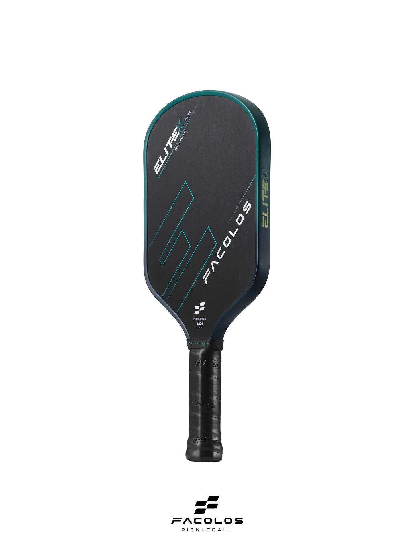 FACOLUS PRO SERIES ELITE X 16MM - GREEN PICKLEBALL PADDLE