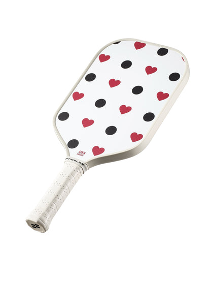 FACOLOS LIFESTYLE SERIES BALLET ROYAL 16MM - RED QUEEN HEART PICKLEBALL PADDLE