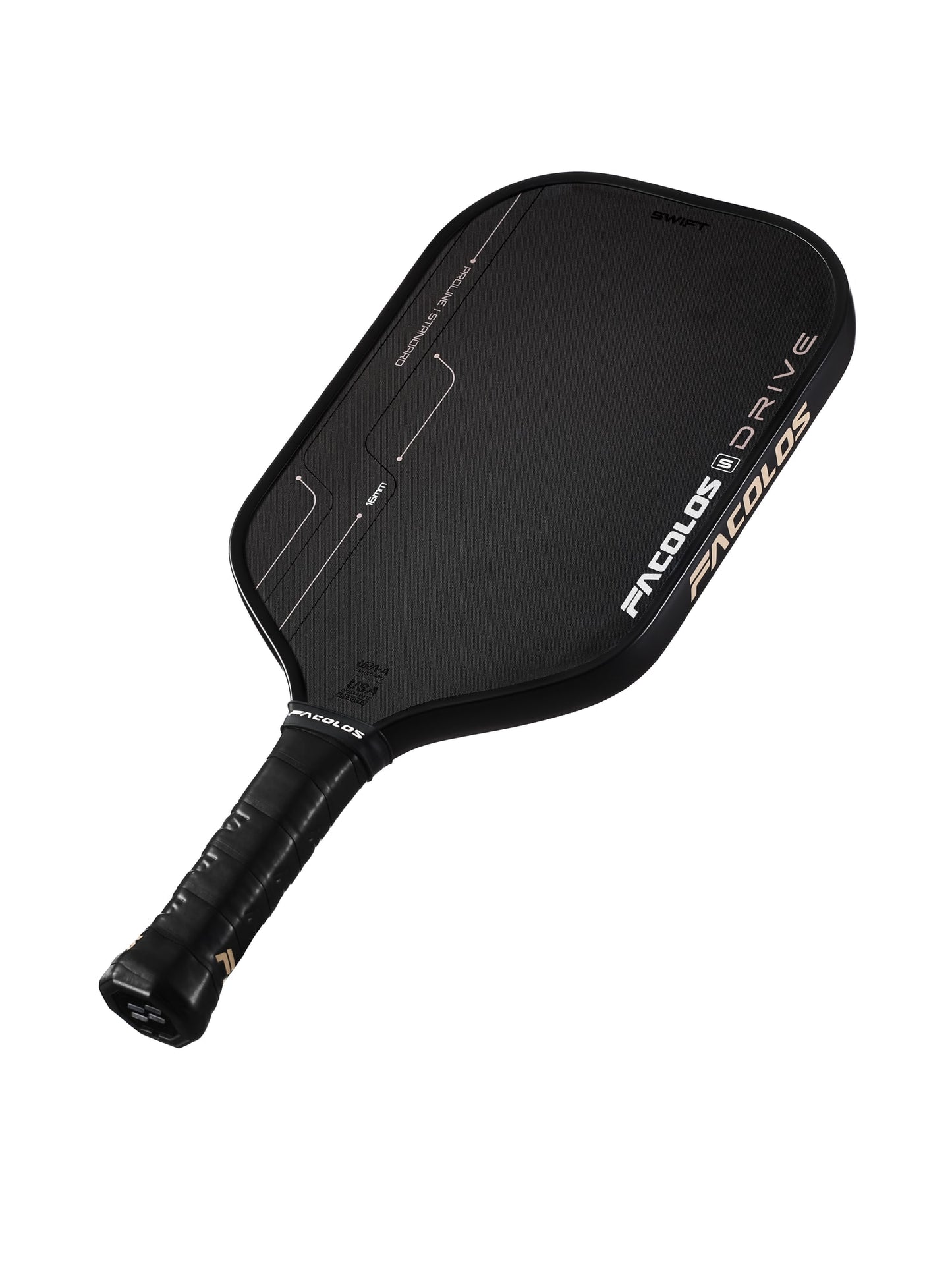 FACOLOS PRO SERIES DRIVE SWIFT 16MM - SAND PICKLEBALL PADDLE