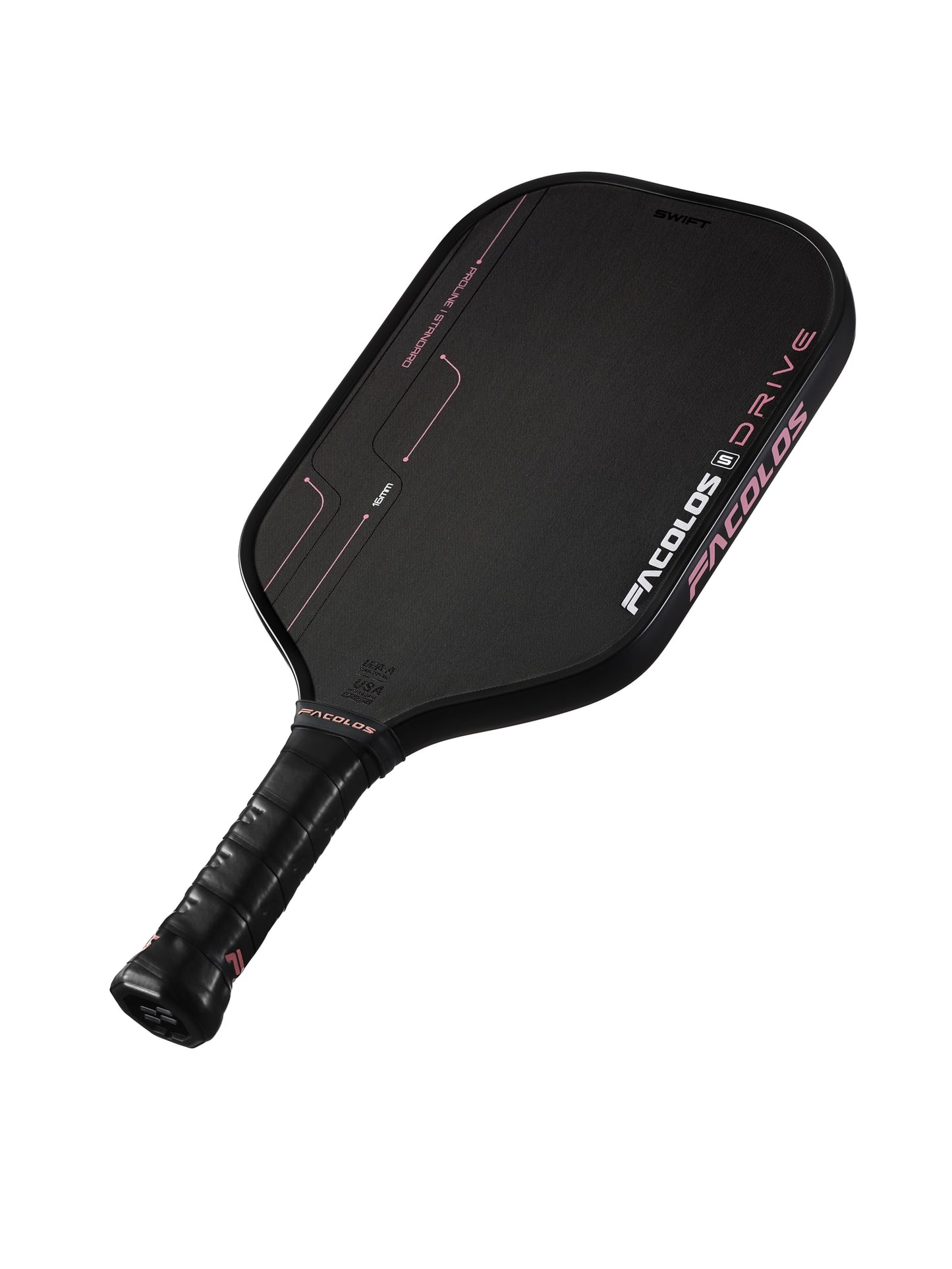 FACOLOS PRO SERIES DRIVE SWIFT 16MM - DUSTY PINK PICKLEBALL PADDLE