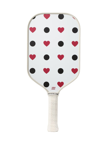 FACOLOS LIFESTYLE SERIES BALLET ROYAL 16MM - RED QUEEN HEART PICKLEBALL PADDLE