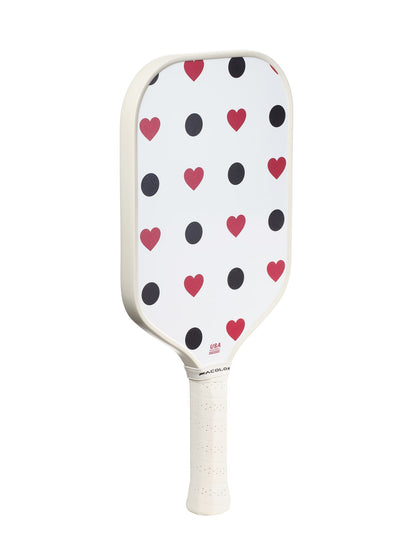 FACOLOS LIFESTYLE SERIES BALLET ROYAL 16MM - RED QUEEN HEART PICKLEBALL PADDLE