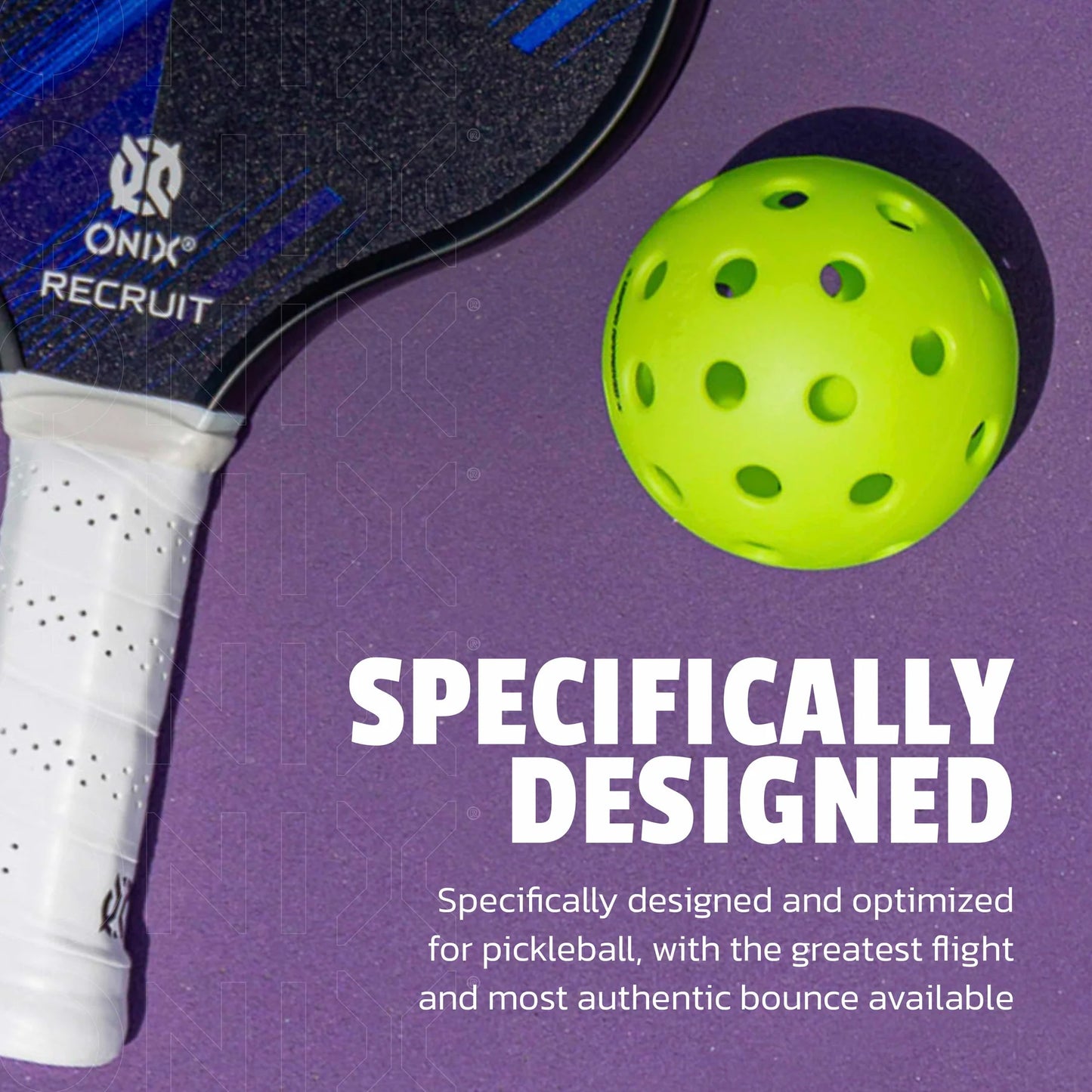 ONIX FUSE G2 OUTDOOR PICKLEBALLS(PACK OF 3)- NEON