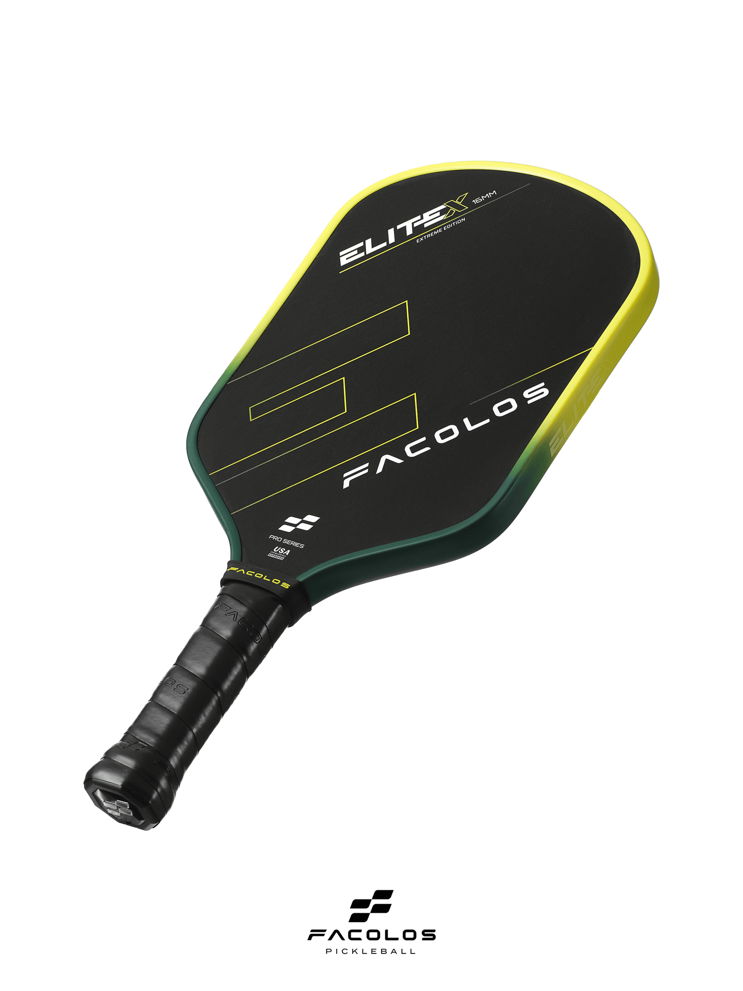 FACOLUS PRO SERIES ELITE X 14MM - NEON PICKLEBALL PADDLE