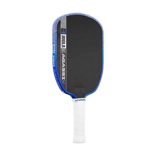 Royal Blue JOOLA Agassi Pro V 16MM Carbon Fiber Pickleball Paddle