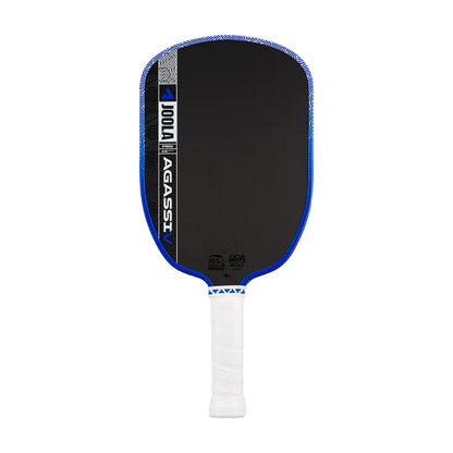 JOOLA Agassi Pro V Pickleball Paddle Side Angle View Blue